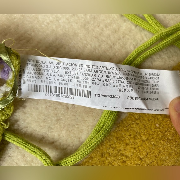 NWOT Zara crochet high halter tie neck tie back top - Picture 13 of 13